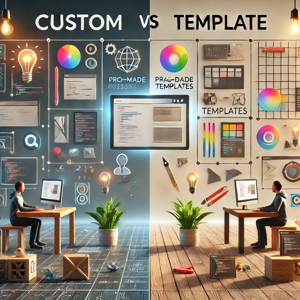 Read more about the article Custom vs. Template Websites: What’s Best for Your Cyprus Business?